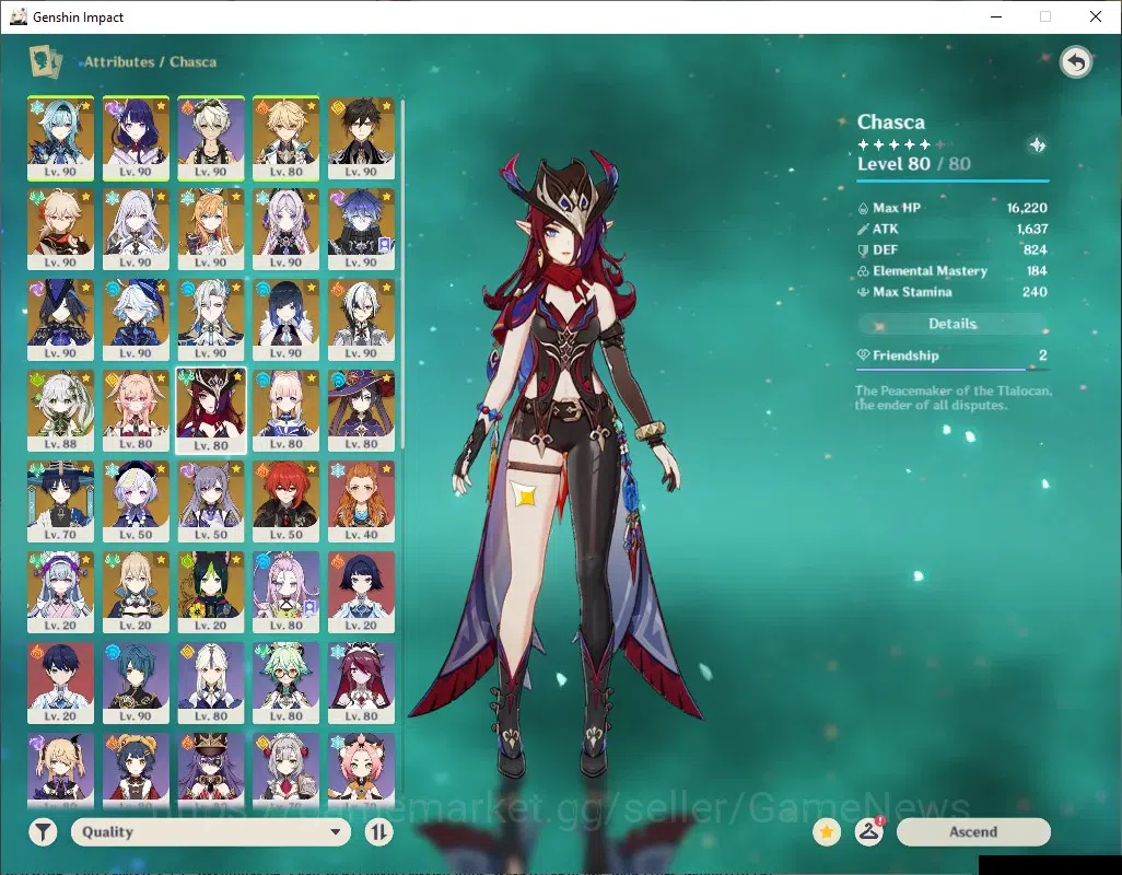 Genshin Impact Accounts ASIA|AR 60|PremTeam Skirk,Flins,Neuvil,Arle|18 Lim image 16