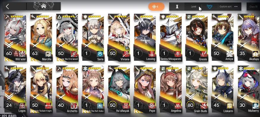 Arknights Accounts Lv 32|133 OP+4 Skin|7,2K Orun|6 Limited| Wisadel,  image 5