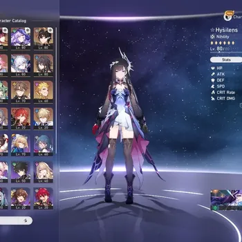 Honkai Star Rail Accounts Others ASIA|TL 68|11 Limited|Triple DoT|(Hysilens,KafkaE1,Black