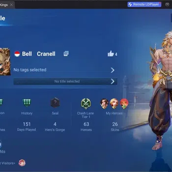 Honor of Kings Accounts Rare Skin Global | 63H 26S |Legend Yao|KIC Luna|Epic Hou Yi|Epic Nezha|Epic Arthur|AOT Heino|2