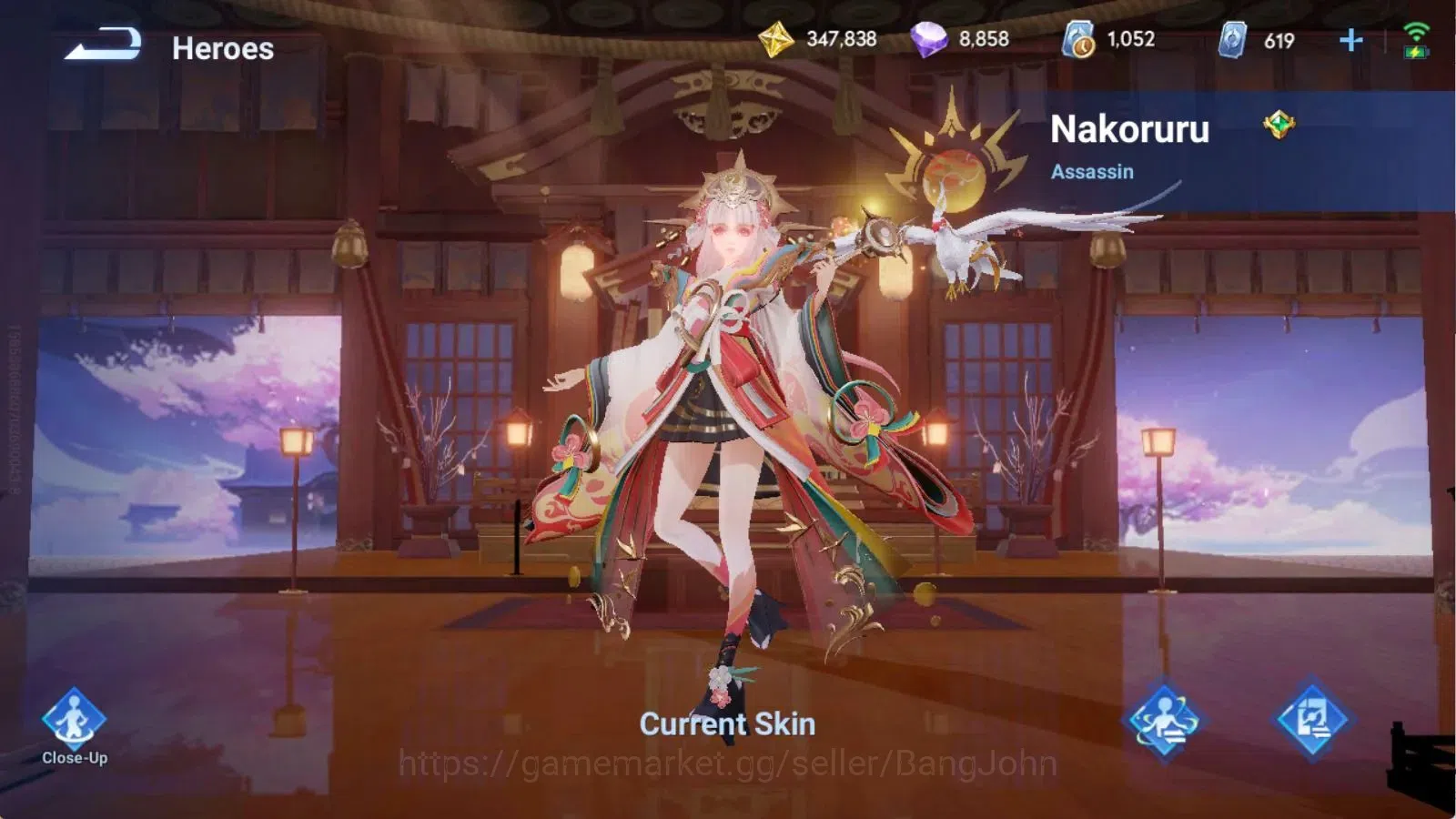 Honor of Kings Accounts Global | 112H 197S | JJK Sima Yi,Bleseed Nakoruru image 5