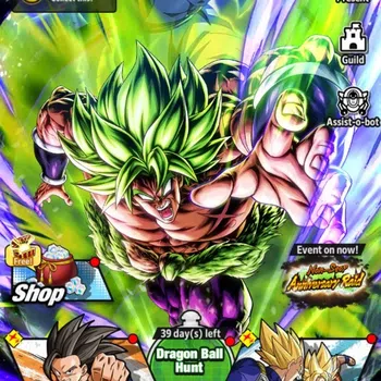 Dragon Ball Legends High-End 69M Total Power|LV156|4LR+4UL+26LL|Broly Fury,Supe image 1