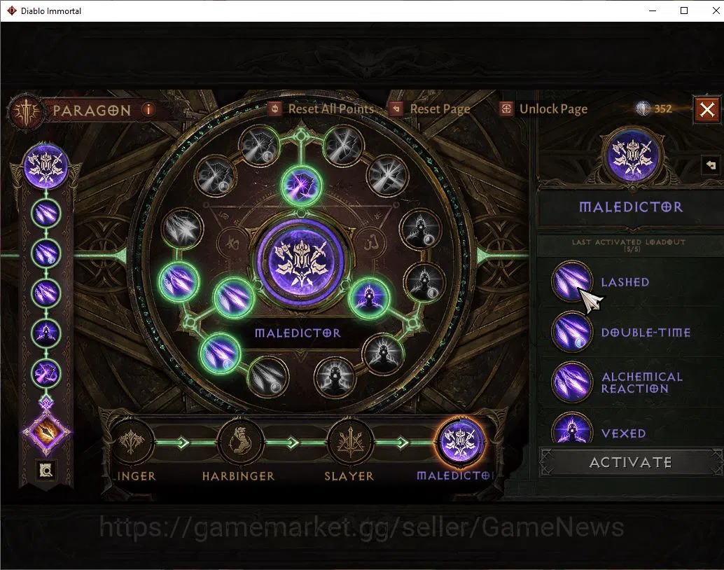 Diablo Immortal Accounts SEA-Izual|Change Server ON|Lv60(552)|Tempest|CR 34 image 10