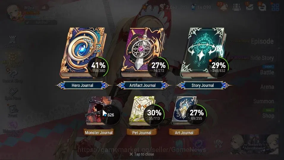 Epic Seven Accounts GLOBAL UnVerif|New Era|9 ML(Rhiana&Luciel,HarSetti image 3