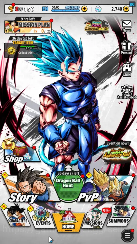 Dragon Ball Legends Accounts 332M TotalPwr|LV150|5UL+3LR+11LL|SSGSS Gogeta,Turl image 1