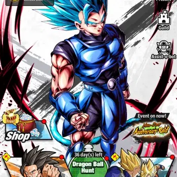 Dragon Ball Legends High-End 332M TotalPwr|LV150|5UL+3LR+11LL|SSGSS Gogeta,Turl image 1