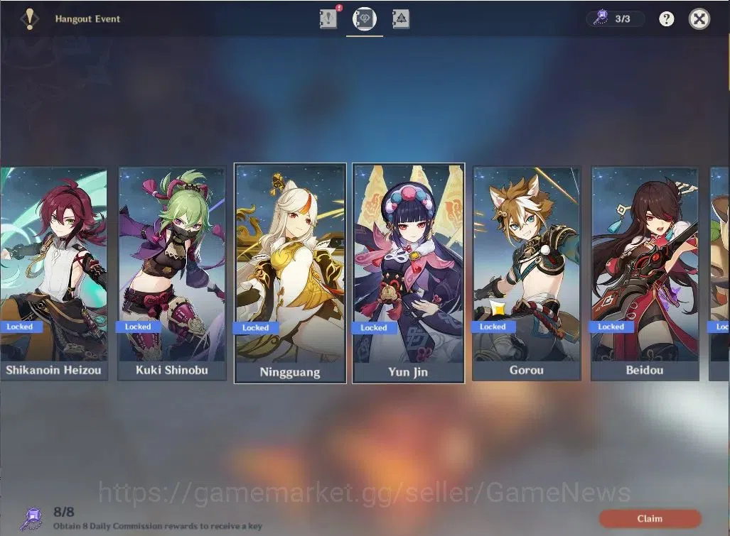 Genshin Impact Accounts ASIA|AR56|5 Limited+3(*5Weapon)|(Neuvillete,Xilone image 17