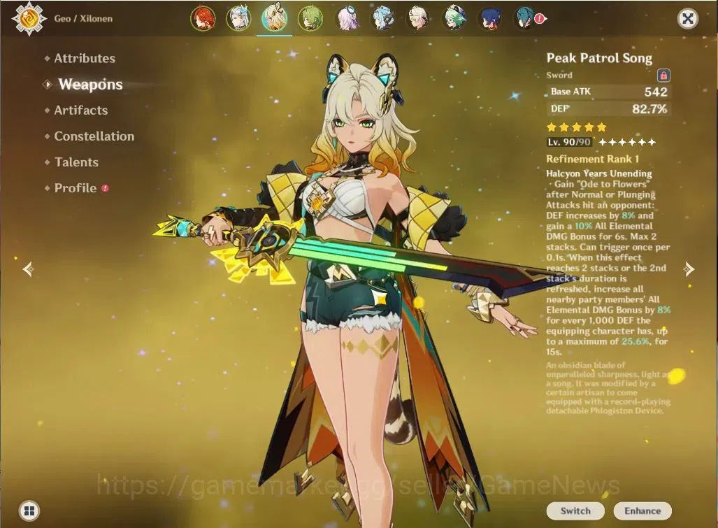 Genshin Impact Accounts ASIA|AR56|5 Limited+3(*5Weapon)|(Neuvillete,Xilone image 4