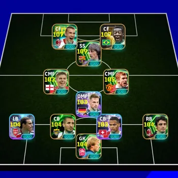 eFootball Accounts High-End Kolektif 3241 Andry sevcengko x Pele x Johan Cruyff x Ronaldinho x Paul Scholes x pack France