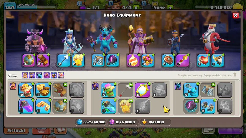 Clash of Clans Accounts TH 15-BH 9|LV 140|Limited Skin|HH 9|BK 44,AQ 40,GW image 7