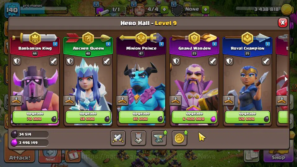 Clash of Clans Accounts TH 15-BH 9|LV 140|Limited Skin|HH 9|BK 44,AQ 40,GW image 9