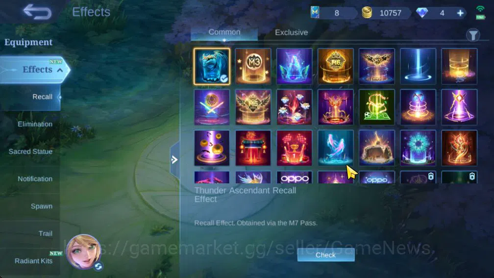 Mobile Legends: Bang Bang Accounts Collector Hero 121|Skin 225|Granger Prime,Star Lesley,Cyclops SpogB,LB Tigreal,Saber 11