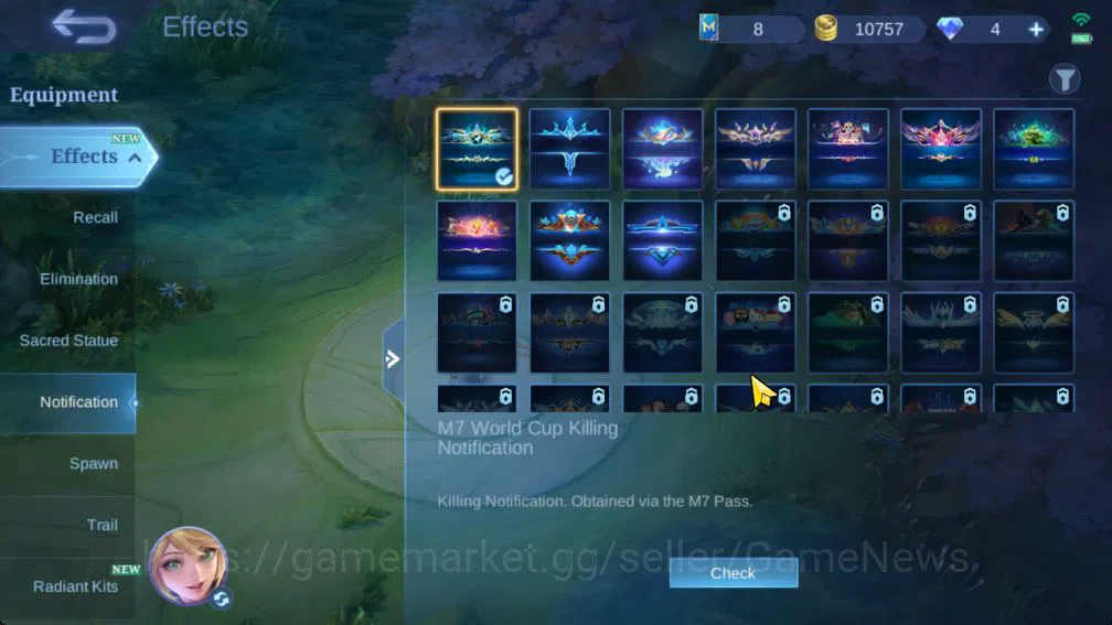 Mobile Legends: Bang Bang Accounts Collector Hero 121|Skin 225|Granger Prime,Star Lesley,Cyclops SpogB,LB Tigreal,Saber 13