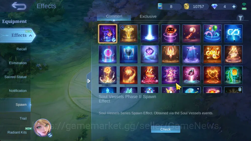 Mobile Legends: Bang Bang Accounts Collector Hero 121|Skin 225|Granger Prime,Star Lesley,Cyclops SpogB,LB Tigreal,Saber 14