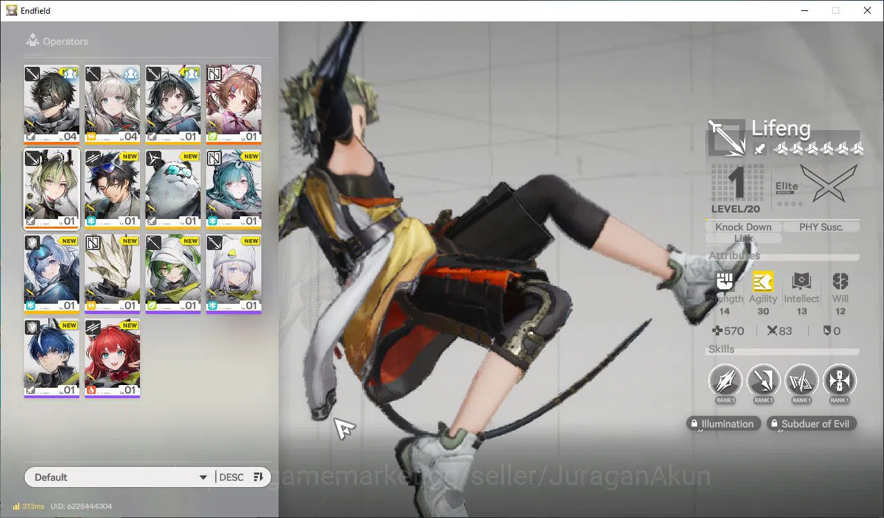 Arknights: Endfield Accounts NA/EU Lv2 |Starter|260 Arsenal|2SSR (Ardelia,Lifen image 2