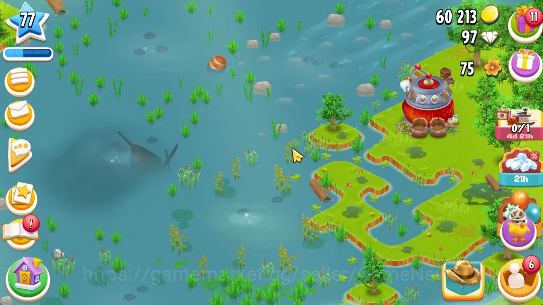 Hay Day Accounts Lvl 77|Barn Storage 1900+Silo Storage 1700|Town Ha image 12