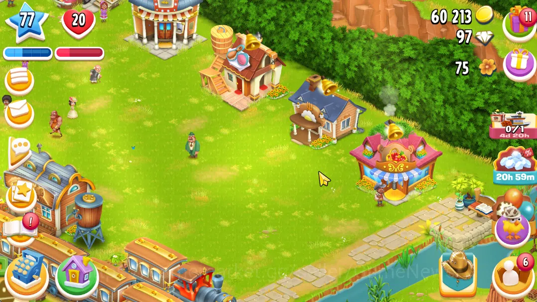 Hay Day Accounts Lvl 77|Barn Storage 1900+Silo Storage 1700|Town Ha image 15