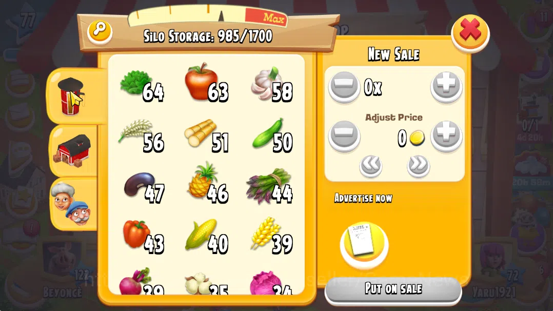 Hay Day Accounts Lvl 77|Barn Storage 1900+Silo Storage 1700|Town Ha image 18