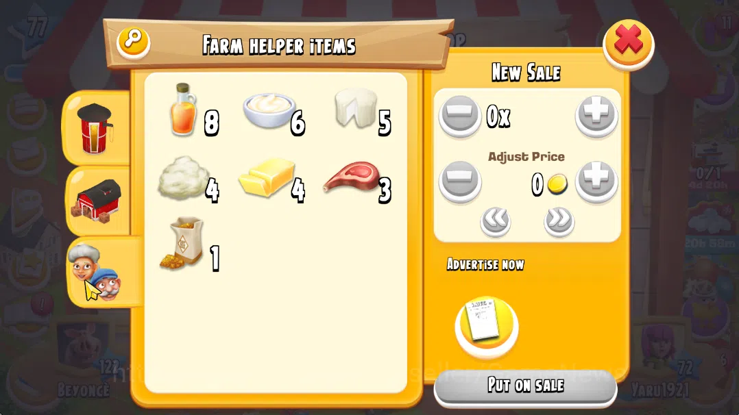 Hay Day Accounts Lvl 77|Barn Storage 1900+Silo Storage 1700|Town Ha image 20