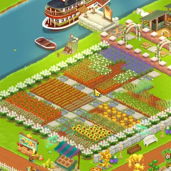 Hay Day Accounts Lvl 77|Barn Storage 1900+Silo Storage 1700|Town Ha image 1