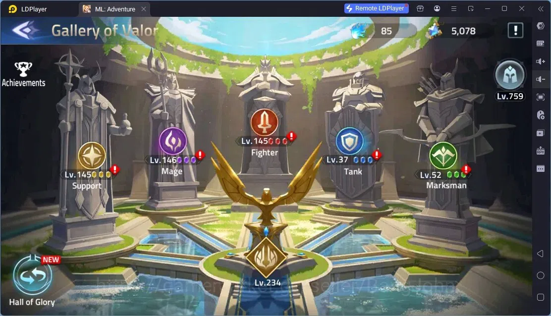 Mobile Legends: Adventure Accounts Global |LV 364|4.9B Power|VIP 11|Camp 79-14|16 Nexus|Hero 324|4Awaken|19UR|10 Epic|51 14