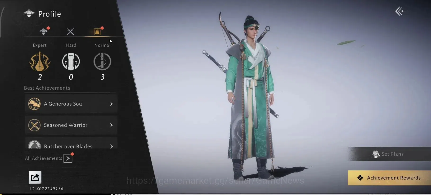 Where Winds Meet Accounts GLOBAL|Lv 11|GS 4010|1 HC|Martial Destiny,Anthem o image 4