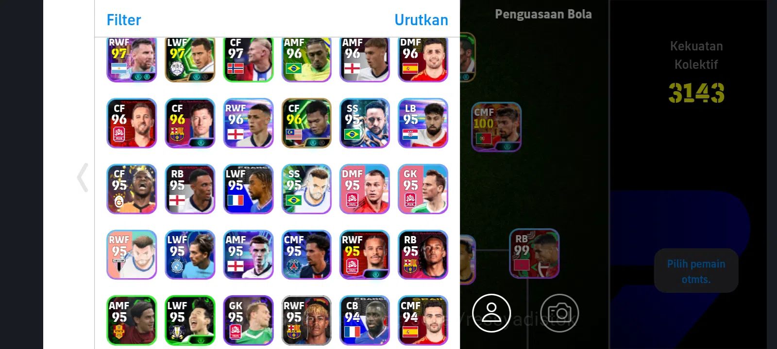 eFootball Accounts Legends & Iconic Players 2026 | EPIC EDEN HAZARD RARE, RUBEN NEVEZ SHOW TIMD, RASHFORD, NAOHIRO 2