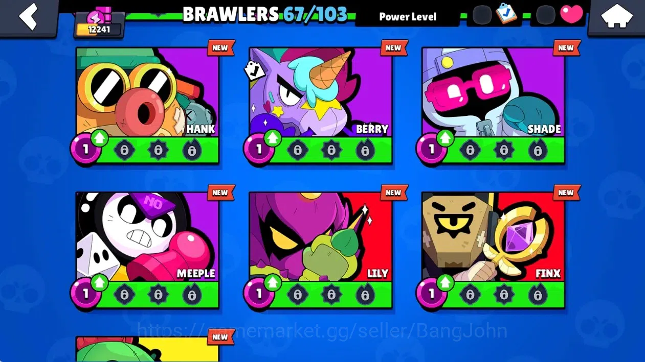 Brawl Stars Accounts Global|12241 Thropy|67 Brawlers-4 Max Lvl|2 Hyperc image 16