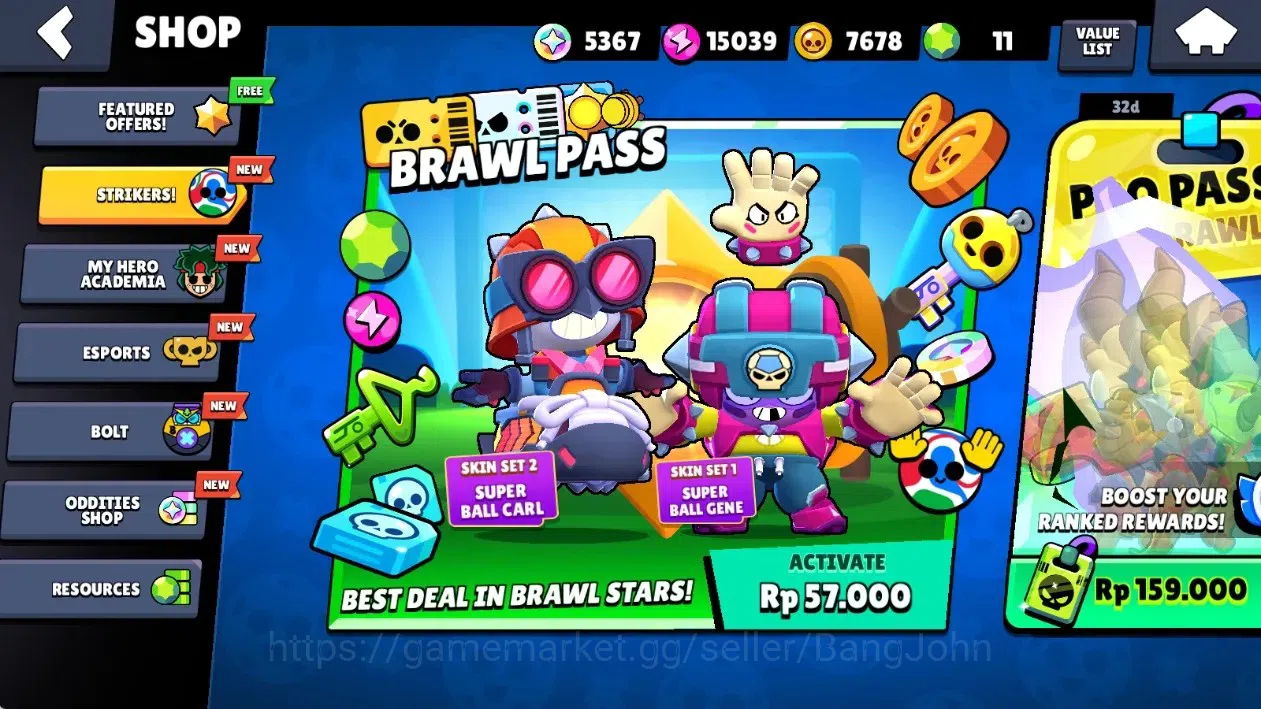Brawl Stars Accounts Global|12241 Thropy|67 Brawlers-4 Max Lvl|2 Hyperc image 5