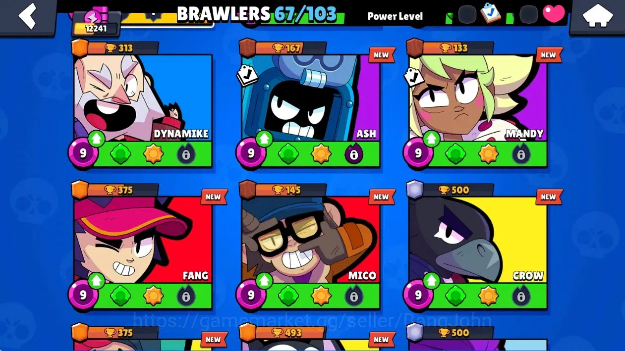 Brawl Stars Accounts Global|12241 Thropy|67 Brawlers-4 Max Lvl|2 Hyperc image 7