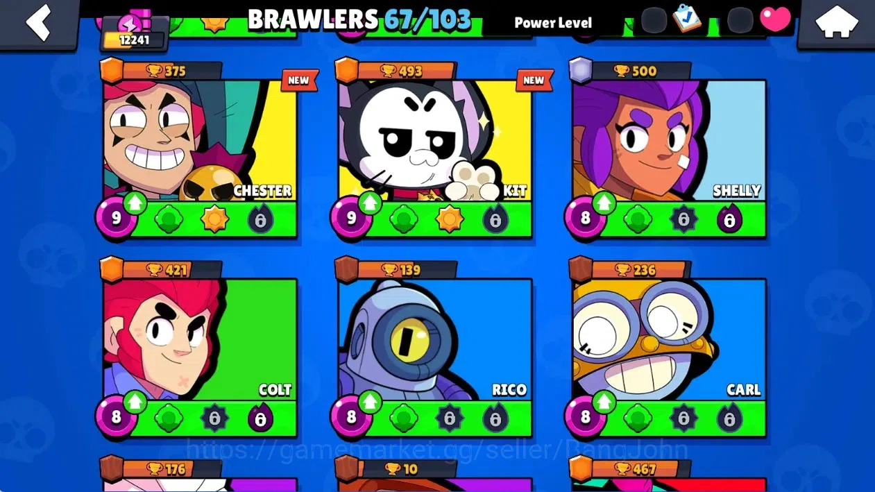 Brawl Stars Accounts Global|12241 Thropy|67 Brawlers-4 Max Lvl|2 Hyperc image 8