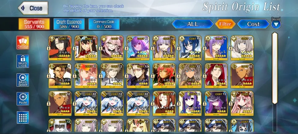 Fate-Grand Order Accounts NA Lv 129|RGO Support|8 SSR|Ciel (NP 3),Koyan Light,Oberon,Skadi Ruler,Sanzang,Etc +SSR Select|96 1