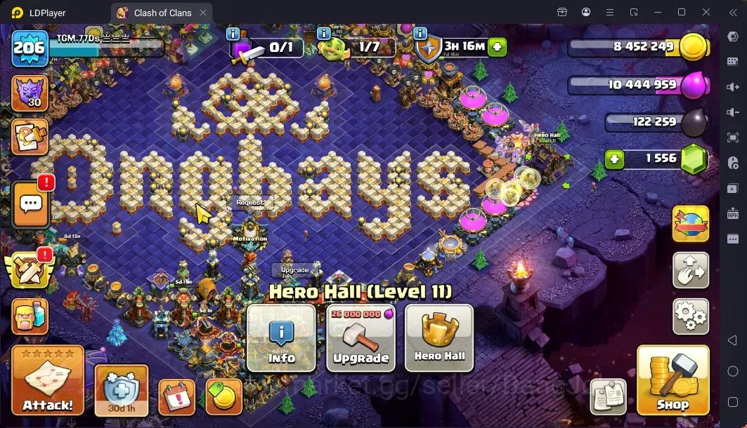 Clash of Clans Accounts Global |TH 17-BH 10|LVL206|BK88,AQ100,MP67,GW75,RC image 6