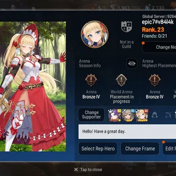 Epic Seven Accounts Others Global Unverif | 3 ML (TRElvira,DDRay,ATywin) | PoH ON | SS 2,1K | Stigma 51K | Log Stove