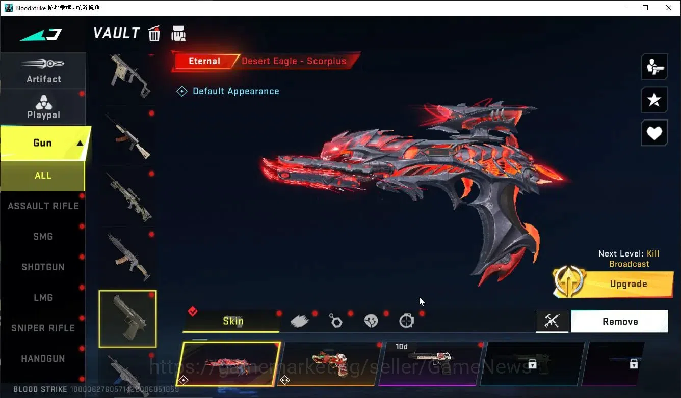 Blood Strike Accounts ASIA|ETERNAL Lv3 AUG,DeAgle+Collab TR MCX,FN2000,T image 20