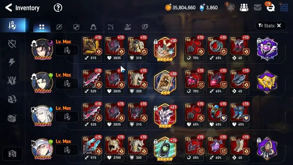 Epic Seven Accounts GLOBAL Unverif|12 ML(Salome,Belian,Har Seti,Etc)+S image 17
