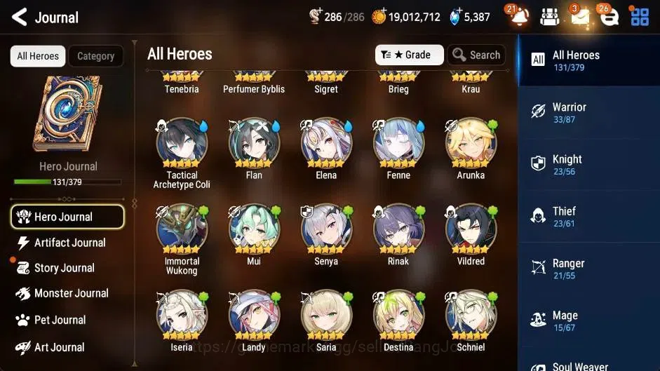Epic Seven Accounts Global | Rank 55|7 ML(Zio,Vildred,STenebria,USChou image 16