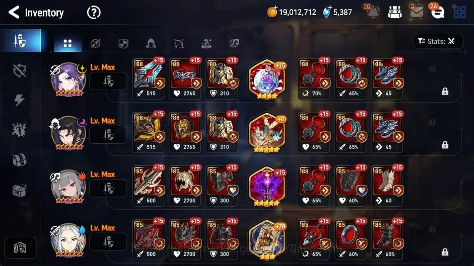 Epic Seven Accounts Global | Rank 55|7 ML(Zio,Vildred,STenebria,USChou image 9