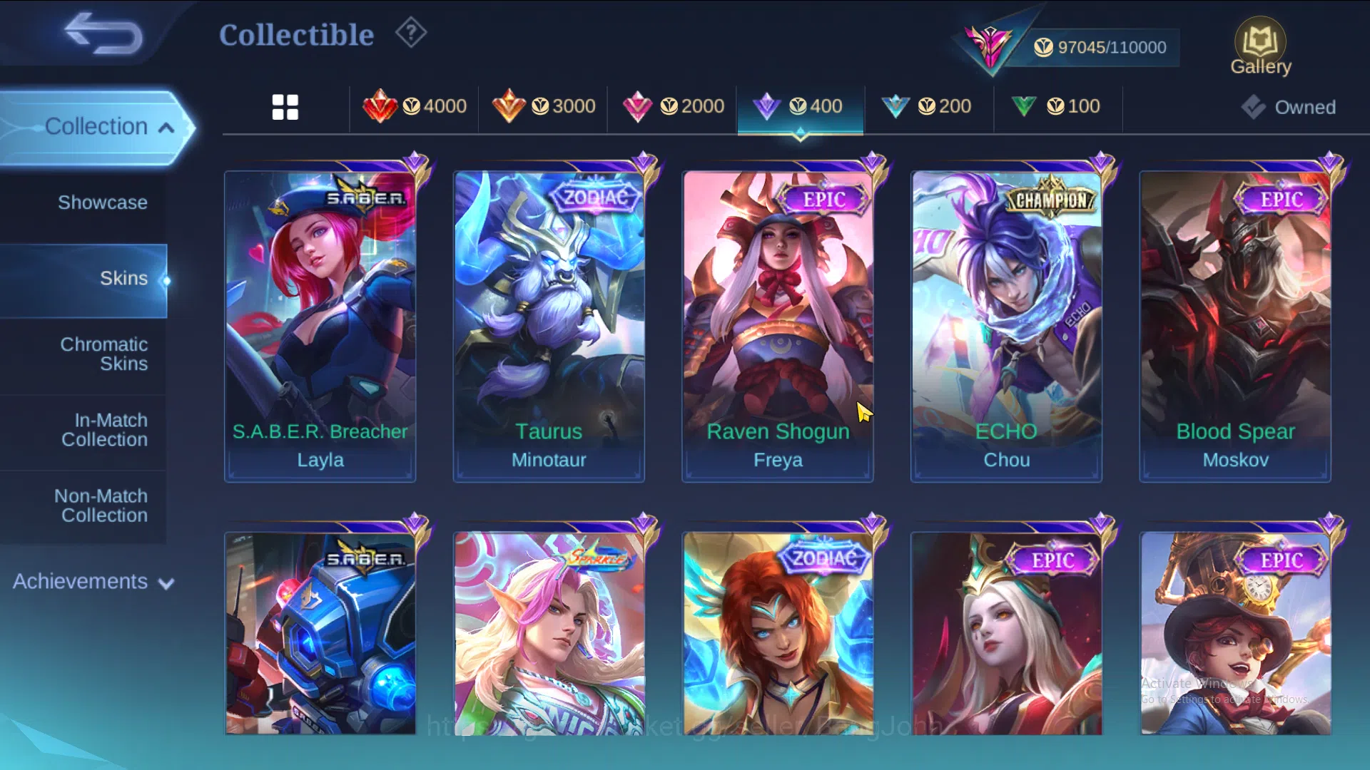 Mobile Legends: Bang Bang Accounts Hero 124 | Skin 317 | Legend Lunox | Dawning Lanc image 13