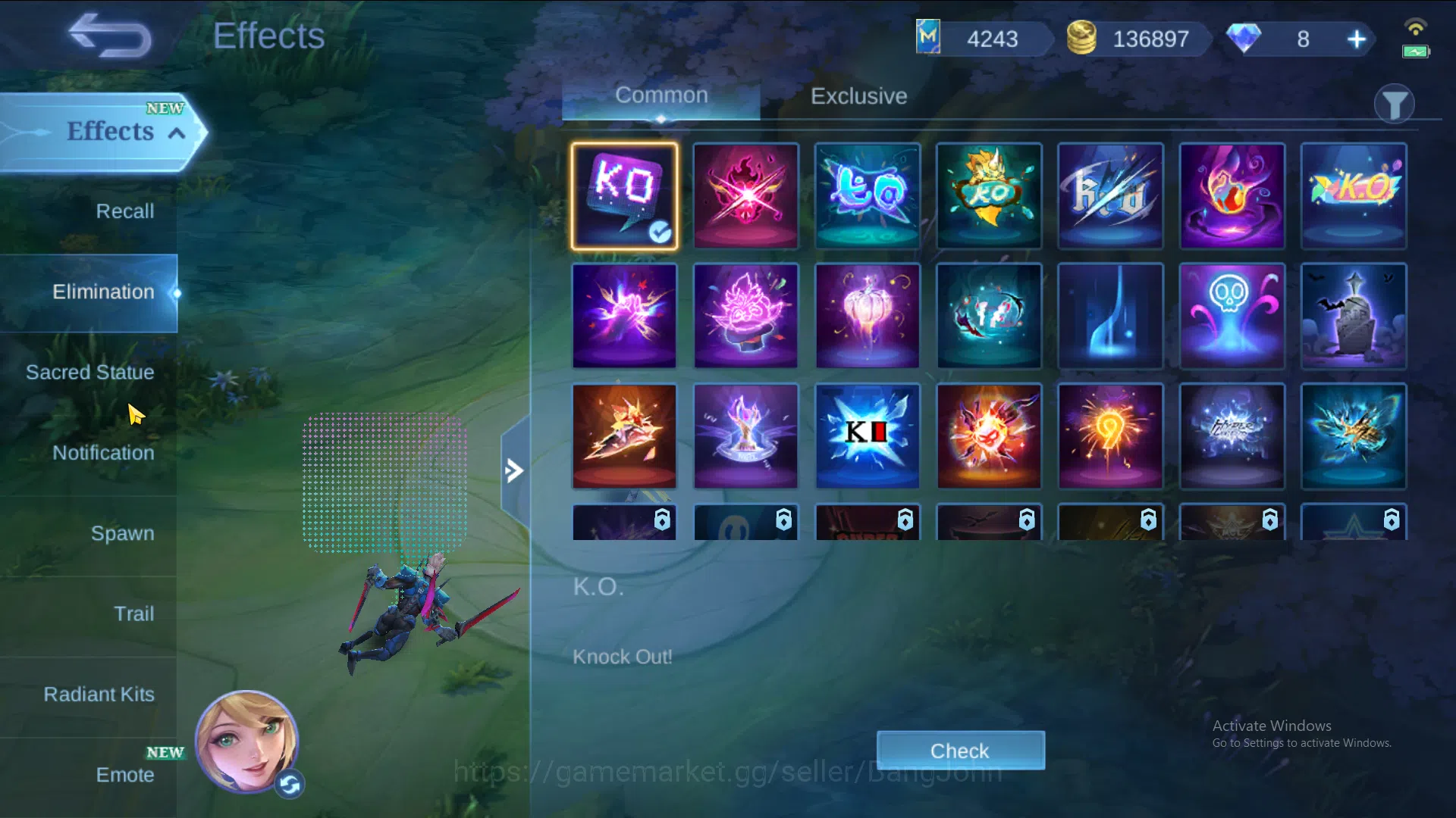 Mobile Legends: Bang Bang Accounts Hero 124 | Skin 317 | Legend Lunox | Dawning Lanc image 4
