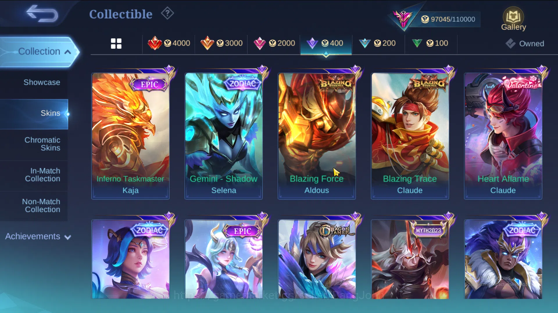 Mobile Legends: Bang Bang Accounts Hero 124 | Skin 317 | Legend Lunox | Dawning Lanc image 9