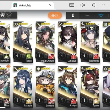 Arknights Accounts Mid-Tier Global|Lv6|70 total OP|1 Limited (Wang) 2x6 Star (Mon3tr)|Story 2-9|BD UNSET|AK052B