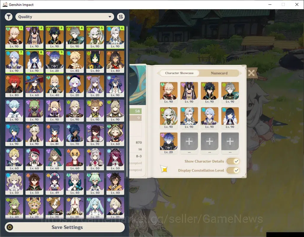 Genshin Impact Accounts ASIA|AR 58|9 Limited + 10(*5Weapon)|[Alhaitham,Kin image 2