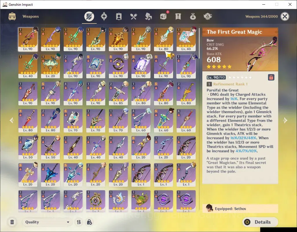 Genshin Impact Accounts ASIA|AR 58|9 Limited + 10(*5Weapon)|[Alhaitham,Kin image 5