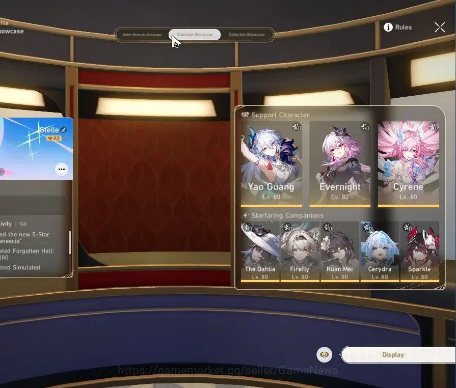 Honkai Star Rail Accounts Asia|TL 70|12 Limited|[Yao Guang,Evernight,Firefly image 2