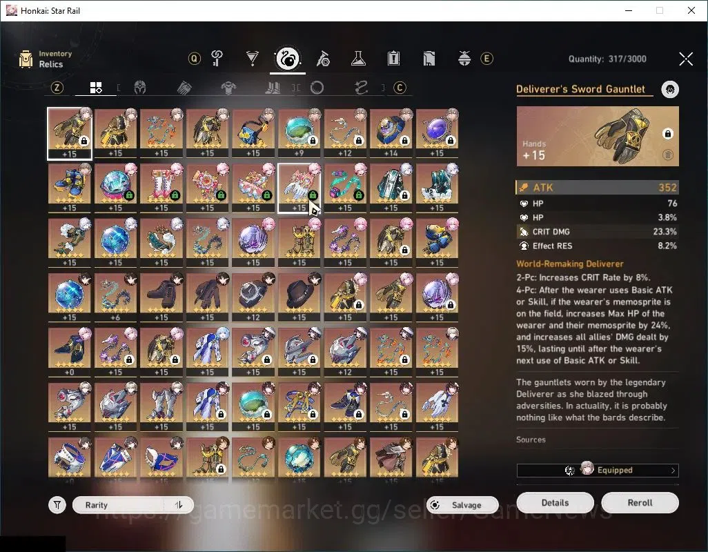 Honkai Star Rail Accounts Asia|TL 70|12 Limited|[Yao Guang,Evernight,Firefly image 8