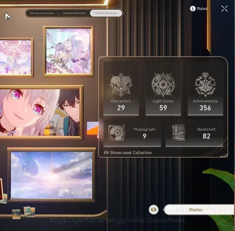 Honkai Star Rail Accounts Asia|TL 61|16,7K SJ 20 SRSP|6 Limited| Castorice+S image 3