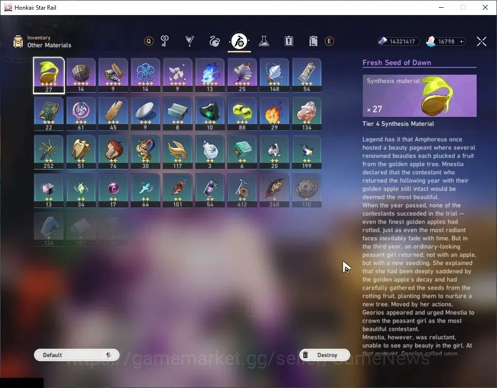 Honkai Star Rail Accounts Asia|TL 61|16,7K SJ 20 SRSP|6 Limited| Castorice+S image 9