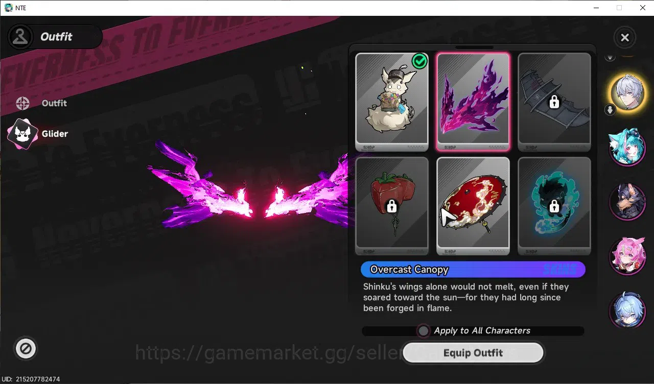 Neverness to Everness Accounts GLOBAL SEA|HL 8|3 SSR 2 Limited [Shinku,Hotori],Fadia|2 Selector|Overcast & Orchid 5
