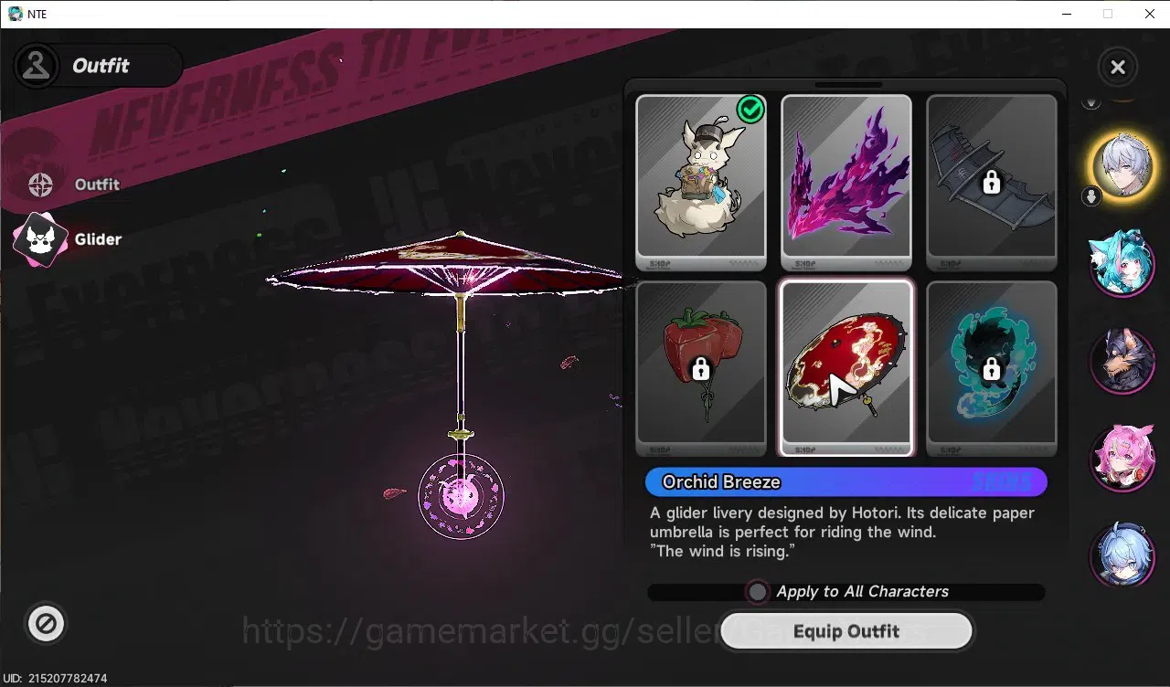 Neverness to Everness Accounts GLOBAL SEA|HL 8|3 SSR 2 Limited [Shinku,Hotori],Fadia|2 Selector|Overcast & Orchid 6